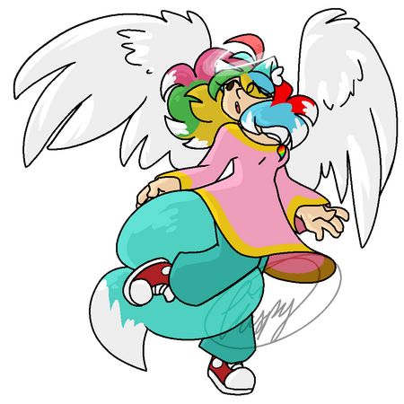 Summer, a character I made back in 2017, drawn in 2022