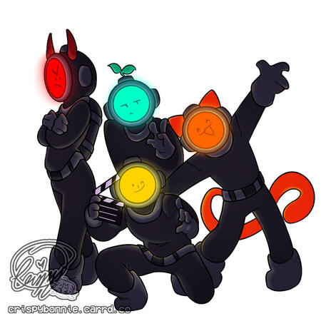 Concept art for a fanmade Content Warning animation